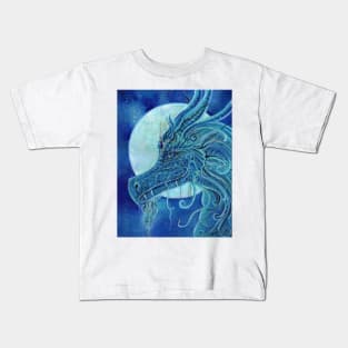 The Blue Dragon by Renee L Lavoie Kids T-Shirt